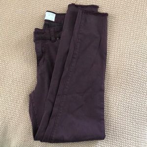 Nordstrom maroon jeans